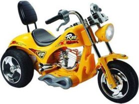 Mini Motos Red Hawk Motorcycle 12v Yellow_2