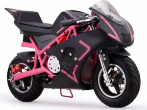 MotoTec Cali 36v Electric Pocket Bike Pink