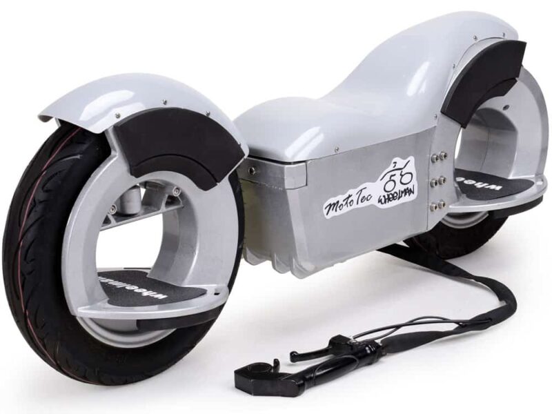 MotoTec Wheelman V2 1000w Electric Skateboard Silver