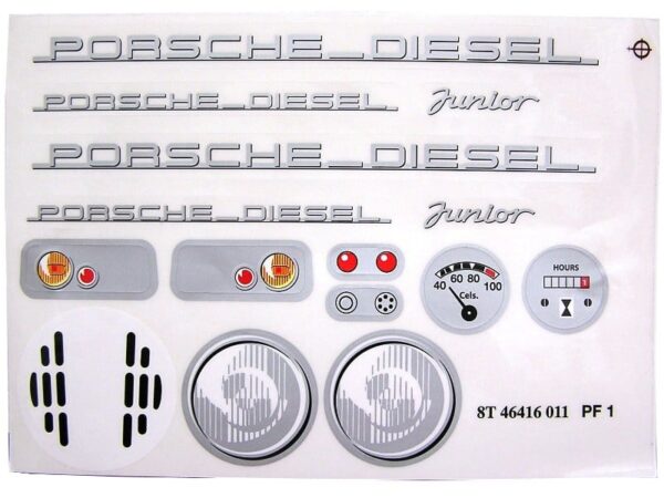 Porsche Diesel Junior - Sticker Kit