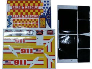 Kalee Fire Truck - Sticker Kit