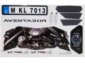 Kalee Lamborghini Aventador LP700-4 12v - Sticker Kit