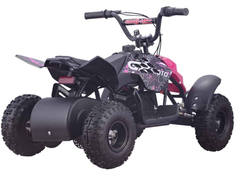 MotoTec 24v 250w ATV Mini Monster v1 Pink_3