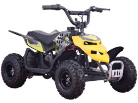 MotoTec 24v 250w ATV Mini Monster v1 Yellow