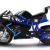 MotoTec 36v 500w Electric Pocket Bike GP Blue_3