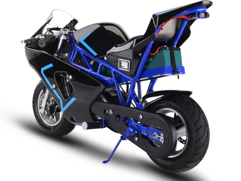 MotoTec 36v 500w Electric Pocket Bike GP Blue_2