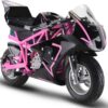 MotoTec 36v 500w Electric Pocket Bike GP Pink