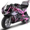 MotoTec 36v 500w Electric Pocket Bike GP Pink_4