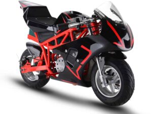 MotoTec 36v 500w Electric Pocket Bike GP Red