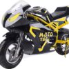 MotoTec 36v 500w Electric Pocket Bike GT Yellow_4