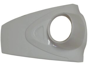 MotoTec Electric Moped Headlight Body Panel White