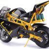 MotoTec 36v 500w Electric Pocket Bike GP Yellow_4