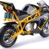 MotoTec 36v 500w Electric Pocket Bike GP Yellow_5