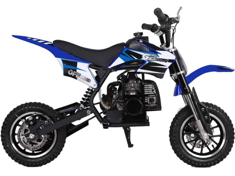 MotoTec 49cc GB Dirt Bike Blue_4