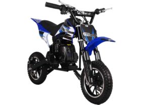 MotoTec 49cc GB Dirt Bike Blue_5