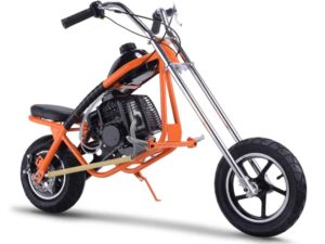 MotoTec 49cc Gas Mini Chopper Orange_4