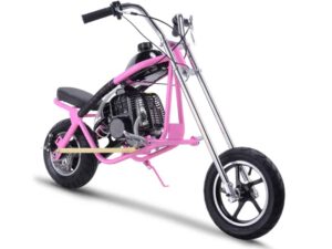 MotoTec 49cc Gas Mini Chopper Pink_4