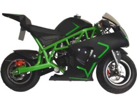 MotoTec Cali Gas Pocket Bike 40cc 4-Stroke Green