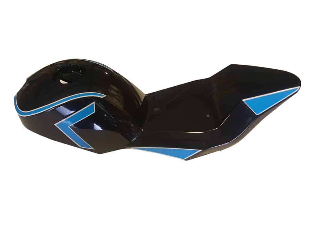MotoTec GP Pocket Bike Seat Body Blue Toy Store Discount