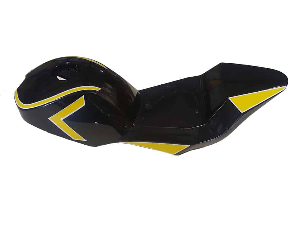 MotoTec GP Pocket Bike Seat Body Yellow Toy Store Discount