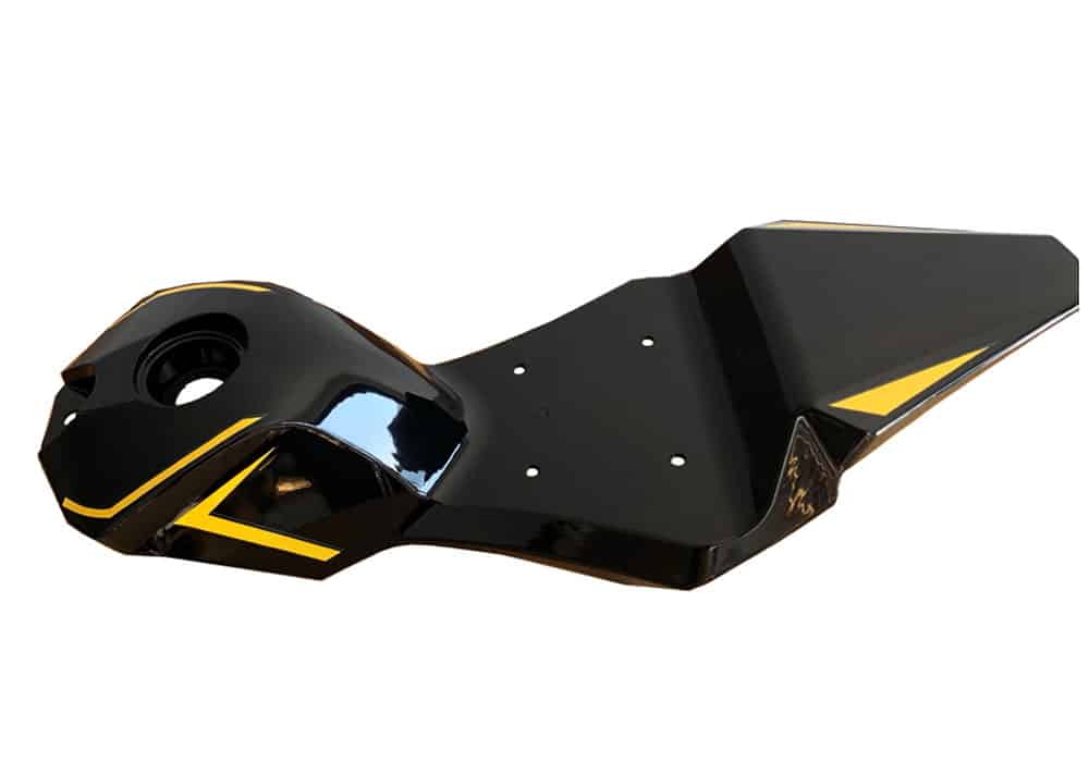 MotoTec Electric Pocket Bike Seat Body Yellow Toy Store Discount