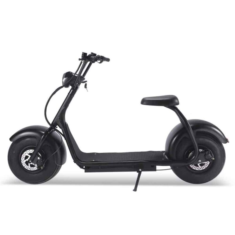 MotoTec Fat Tire 60v 18ah 2000w Lithium Electric Scooter Black_5