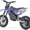 MotoTec 24v 500w Gazella Electric Dirt Bike Blue_4