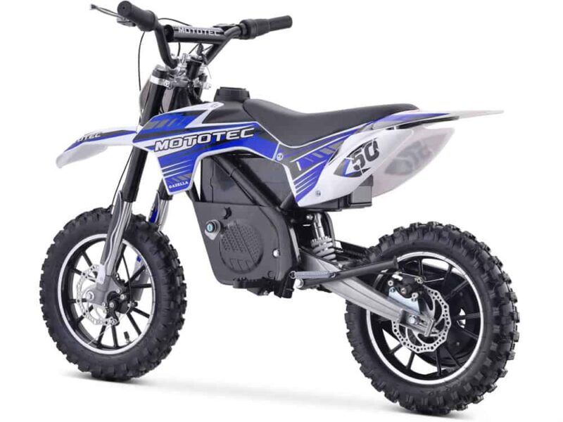 MotoTec 24v 500w Gazella Electric Dirt Bike Blue_4
