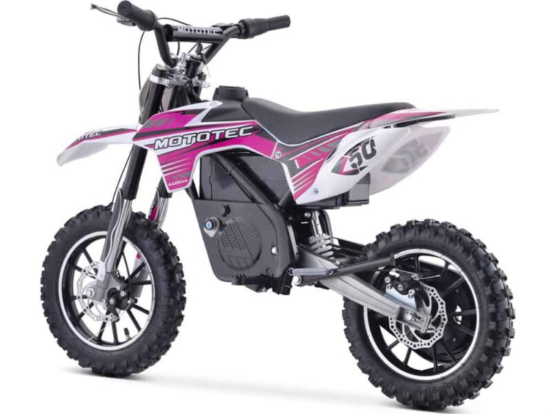 MotoTec 24v 500w Gazella Electric Dirt Bike Purple_4