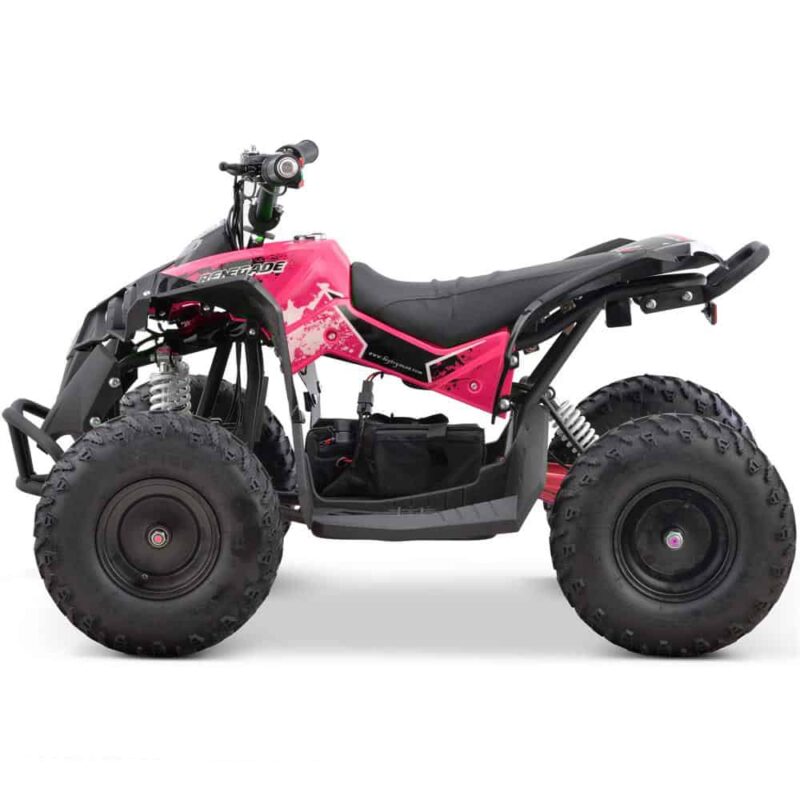 MotoTec 36v 500w Renegade Shaft Drive Kids ATV Pink_3
