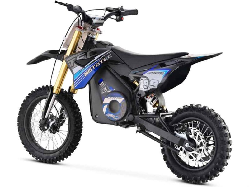 MotoTec 36v Pro Electric Dirt Bike 1000w Lithium Blue_3