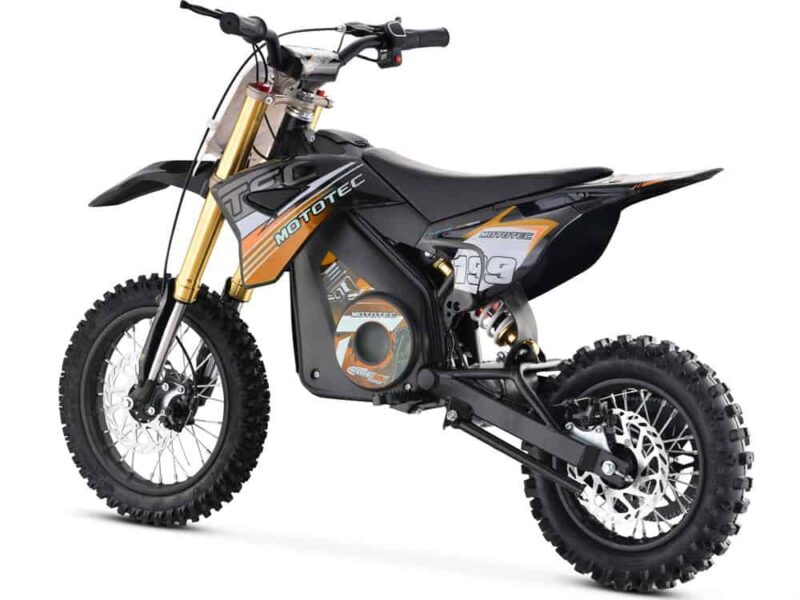 MotoTec 36v Pro Electric Dirt Bike 1000w Lithium Orange_3