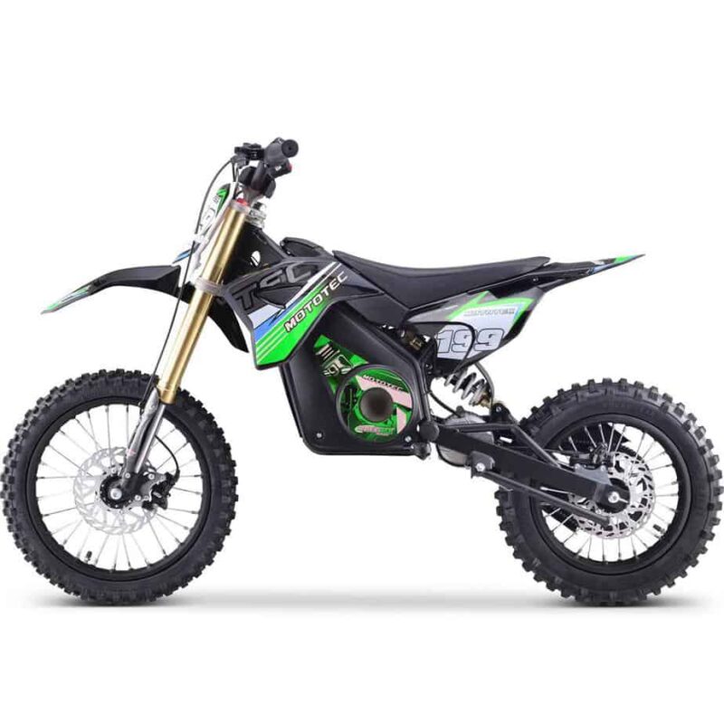 MotoTec 48v Pro Electric Dirt Bike 1500w Lithium Green_4