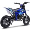 MotoTec Hooligan 60cc 4-Stroke Gas Dirt Bike Blue_3