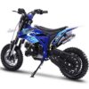 MotoTec Hooligan 60cc 4-Stroke Gas Dirt Bike Blue_4
