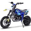 MotoTec Hooligan 60cc 4-Stroke Gas Dirt Bike Blue_6