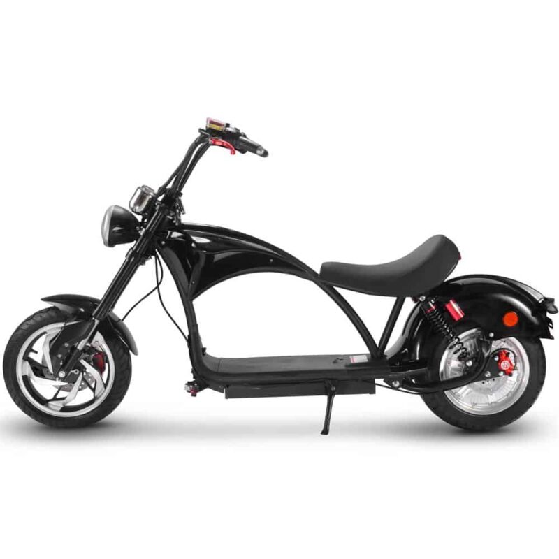 MotoTec Lowboy 60v 20ah 2500w Lithium Electric Scooter Black_3