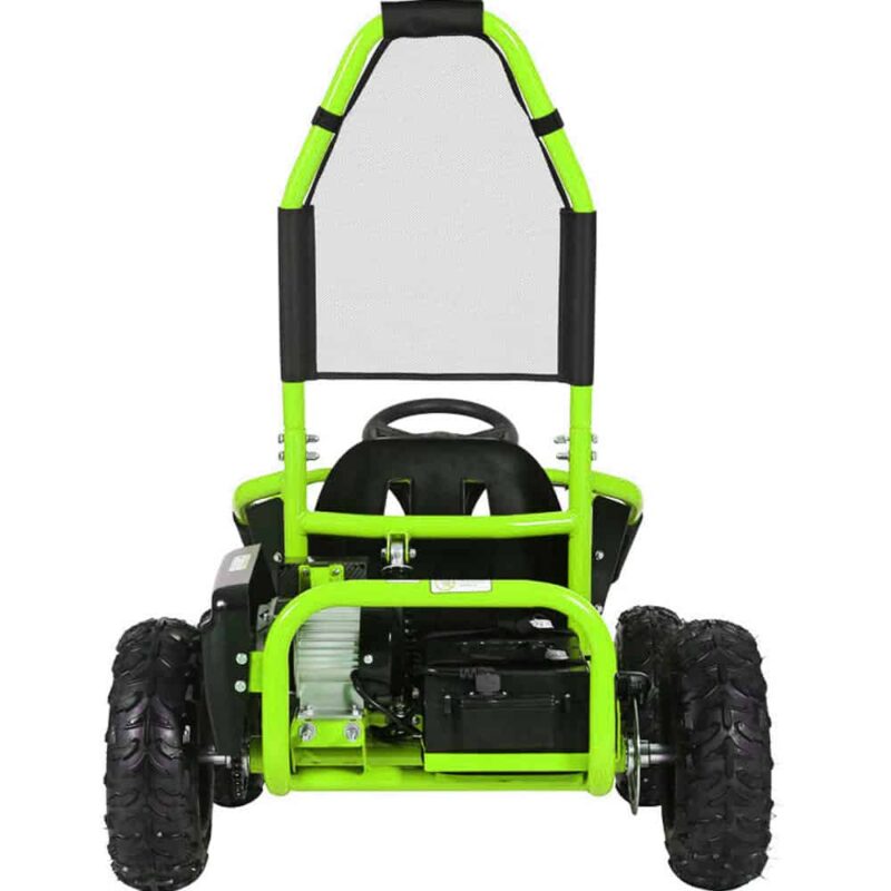 MotoTec Mud Monster Kids Electric 48v 1000w Go Kart Full Suspension Green_3