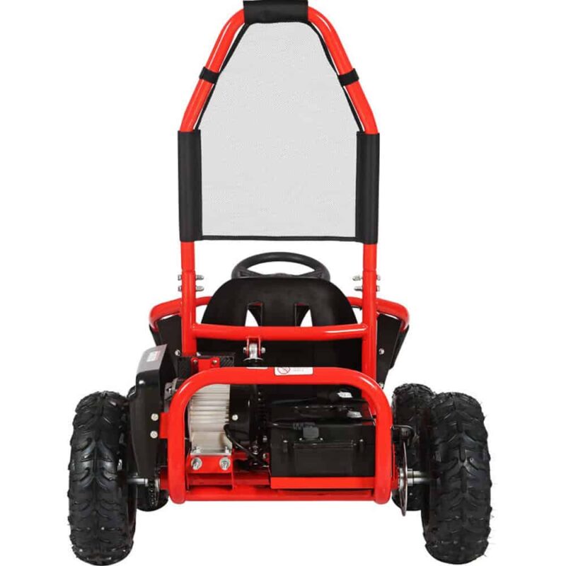 MotoTec Mud Monster Kids Electric 48v 1000w Go Kart Full Suspension Red_4