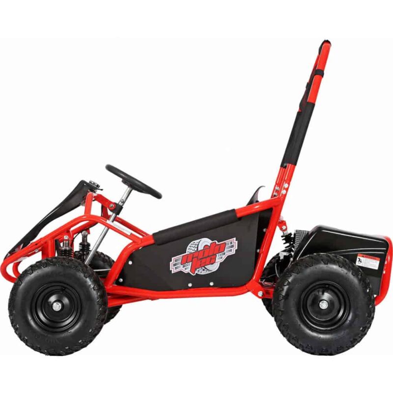 MotoTec Mud Monster Kids Electric 48v 1000w Go Kart Full Suspension Red_5
