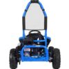 MotoTec Mud Monster Kids Gas Powered 98cc Go Kart Full Suspension Blue_3