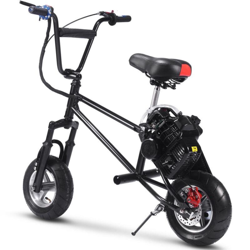 MotoTec 49cc Gas Mini Bike V2 Black_4
