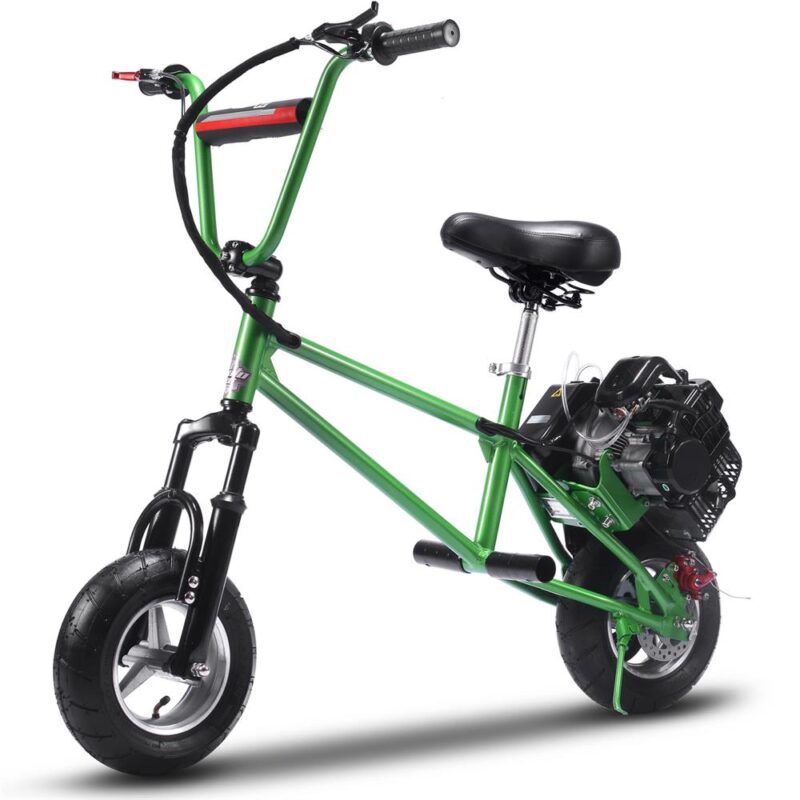 MotoTec 49cc Gas Mini Bike V2 Green_6