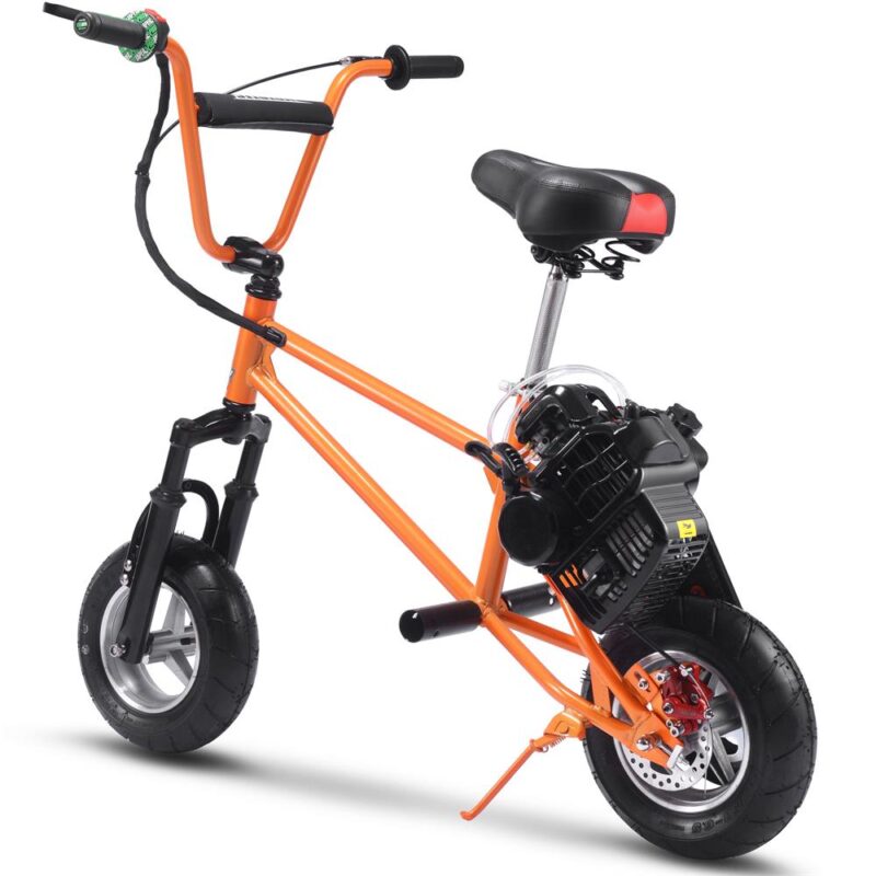 MotoTec 49cc Gas Mini Bike V2 Orange_4