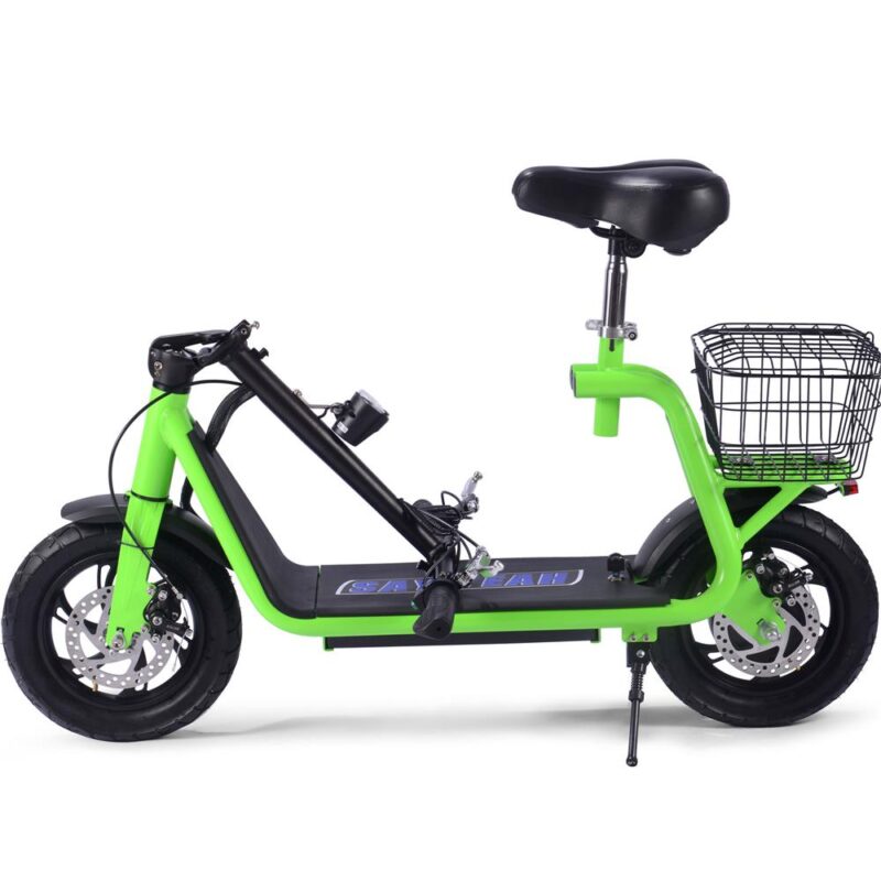 MotoTec Metro 36v 350w Lithium Electric Scooter Green_3