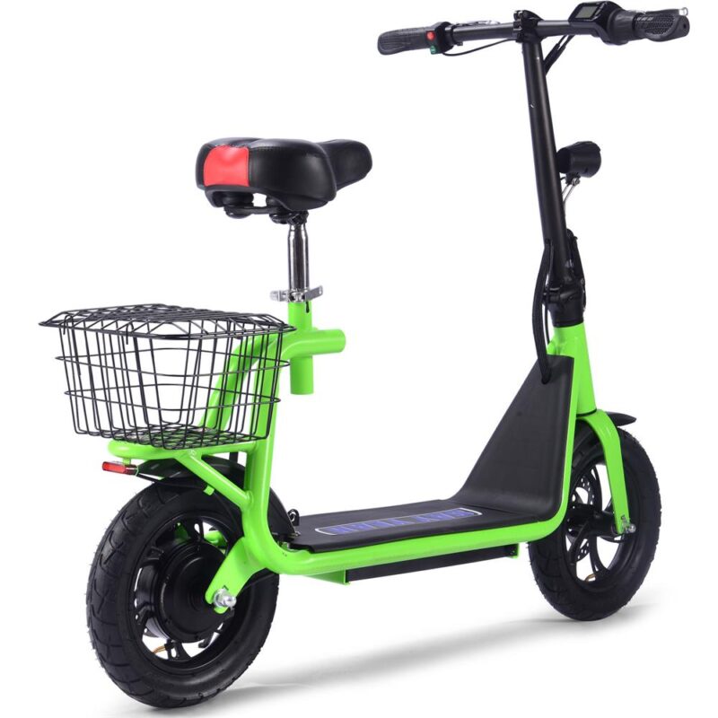 MotoTec Metro 36v 350w Lithium Electric Scooter Green_4