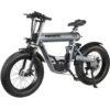 MotoTec Roadster 48v 500w Lithium Electric Bicycle Grey_4