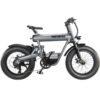MotoTec Roadster 48v 500w Lithium Electric Bicycle Grey_7