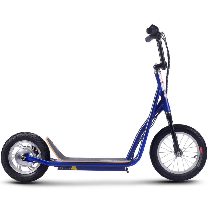 MotoTec Groove 36v 350w Big Wheel Lithium Electric Scooter Blue_2