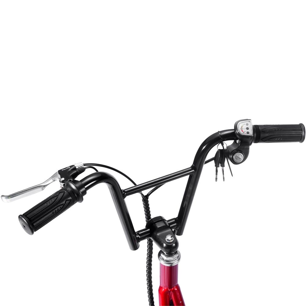 MotoTec Groove 36v 350w Big Wheel Lithium Electric Scooter Red Toy